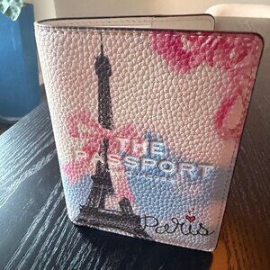 🇫🇷 Marc Jacobs 'The City Capsule' Pebbled Leather Pasport Holder - Paris NWT